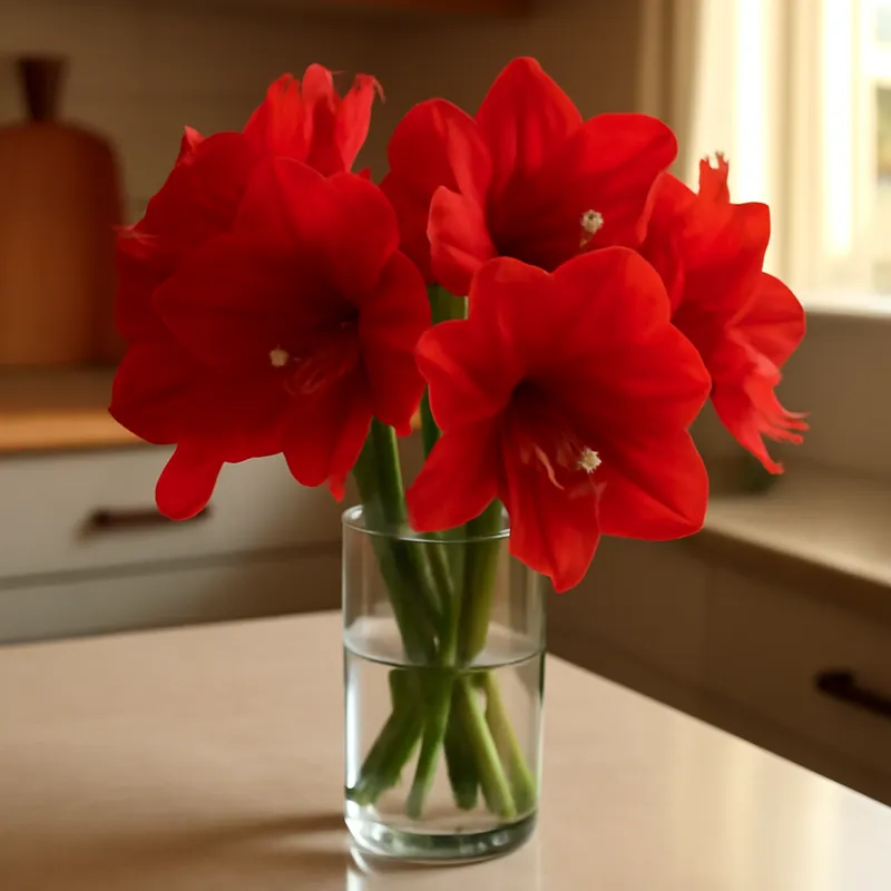 Amaryllis – rood – afbeelding 3