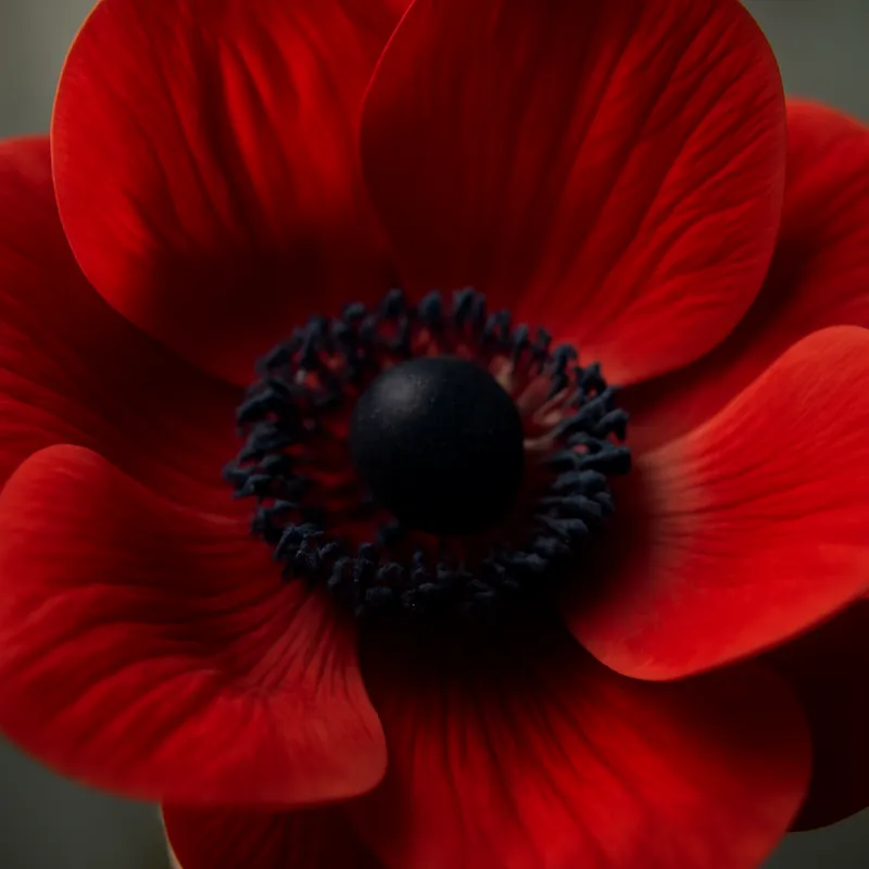 Anemoon – rood – afbeelding 2