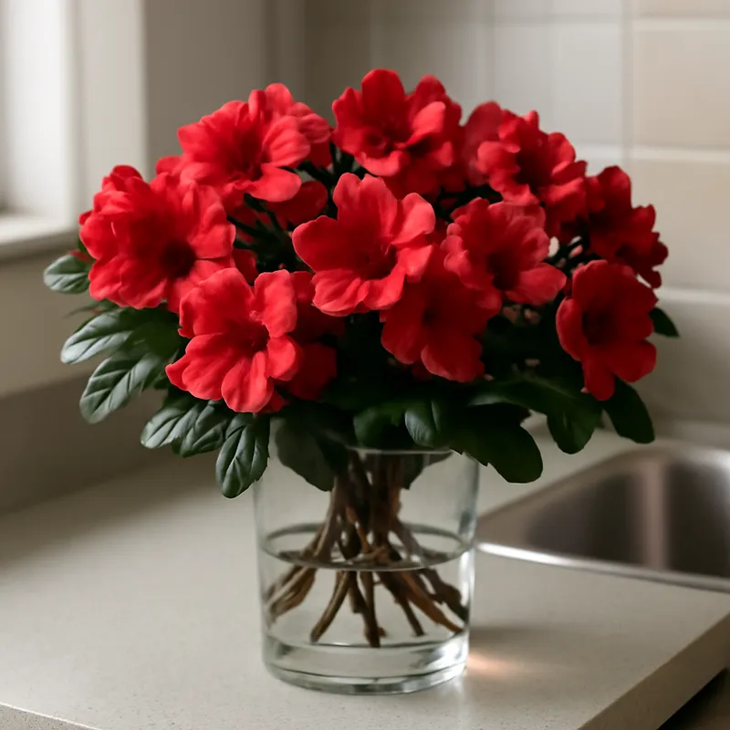 Azalea – rood – afbeelding 3