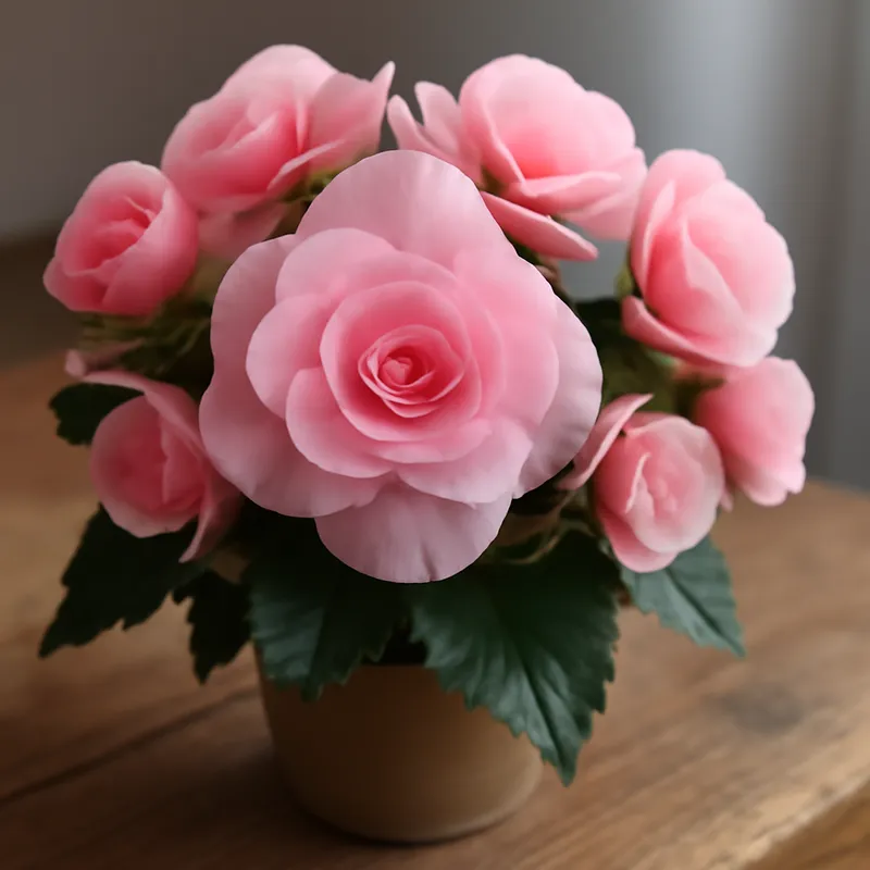 Begonia – roze – afbeelding 3