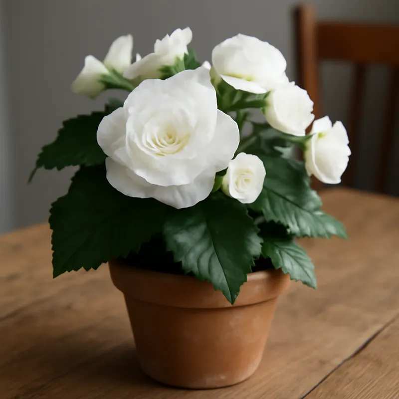 Begonia – wit – afbeelding 3