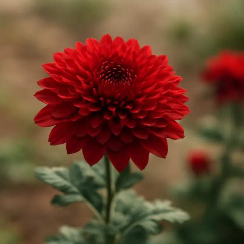 Chrysant – rood – afbeelding 4