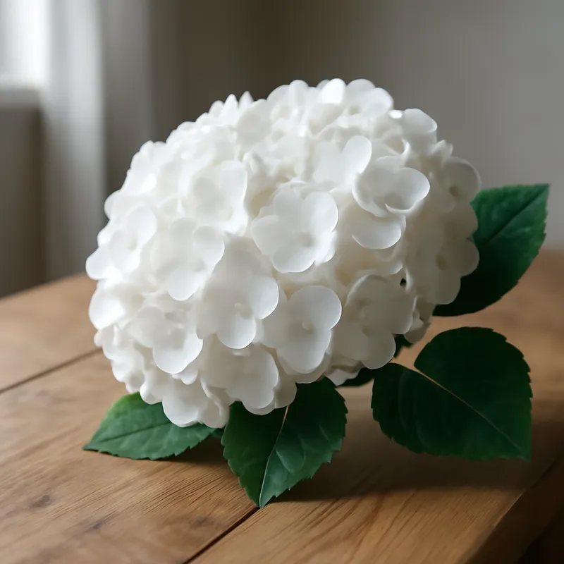 Hortensia – wit – afbeelding 3