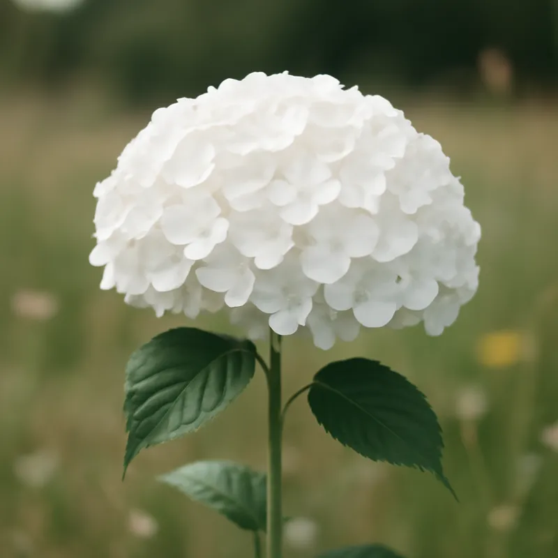 Hortensia – wit – afbeelding 4