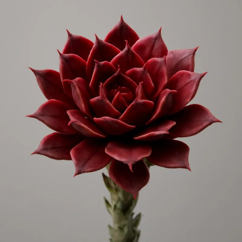 Huislook – rood – afbeelding 1