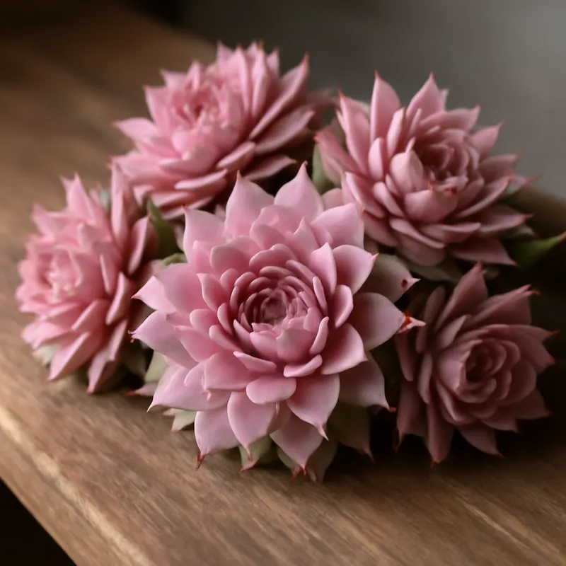 Huislook – roze – afbeelding 3
