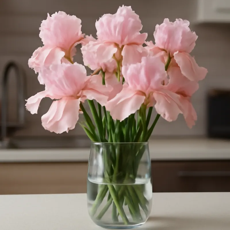 Iris – roze – afbeelding 3