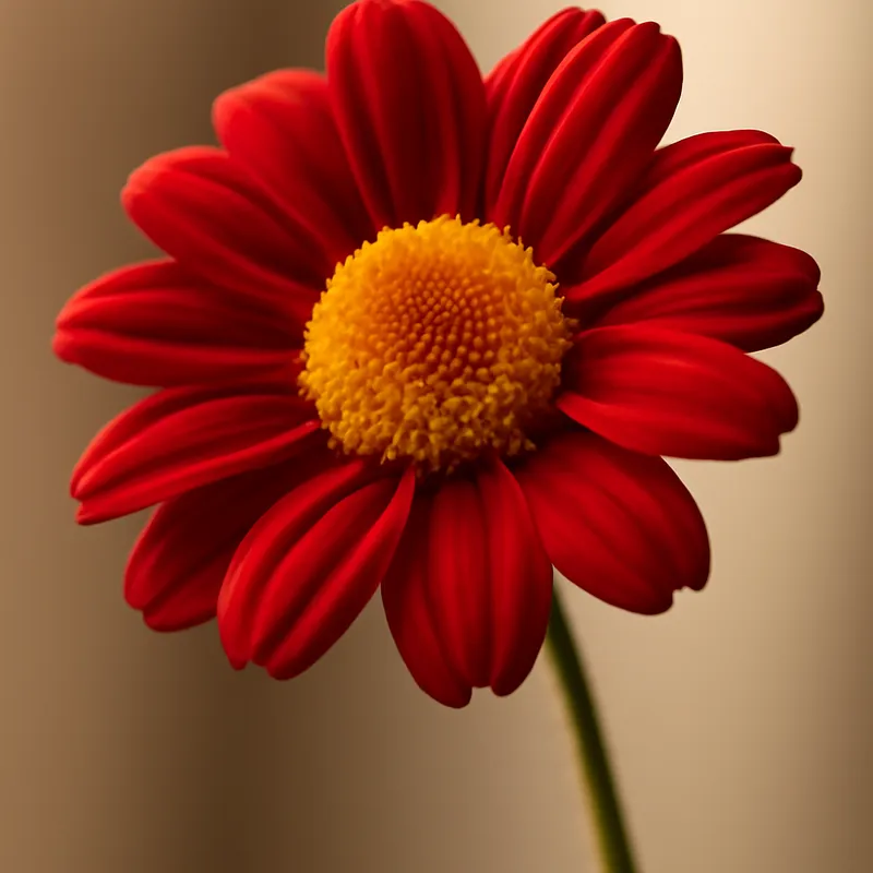 Kamille – rood – afbeelding 1