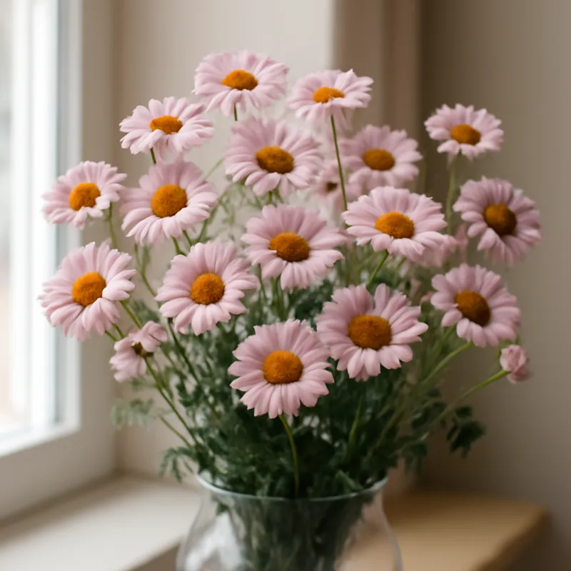 Kamille – roze – afbeelding 3