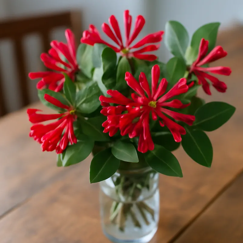 Kamperfoelie – rood – afbeelding 3