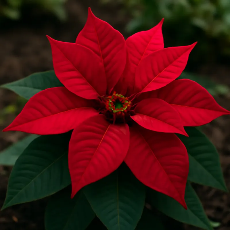 Kerstster – rood – afbeelding 4