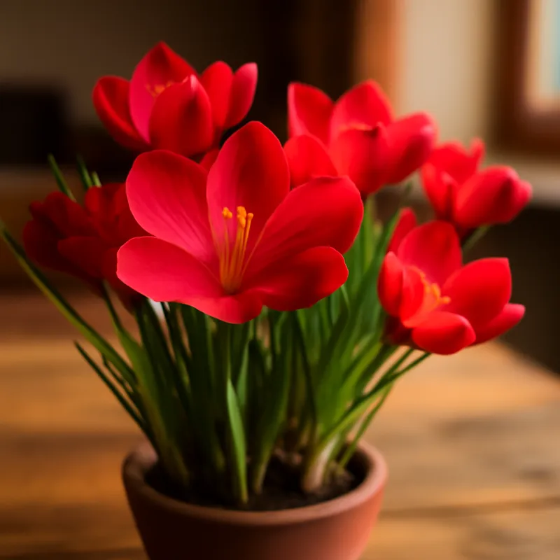 Krokus – rood – afbeelding 3