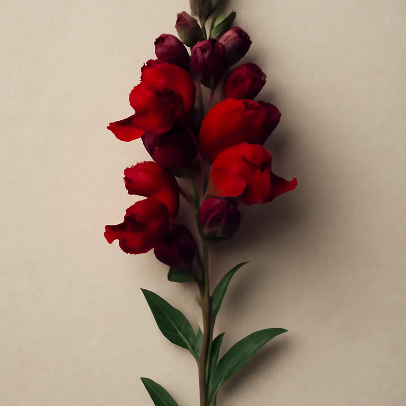 Leeuwenbek – rood – afbeelding 1