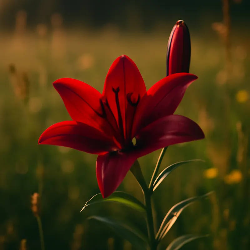 Lelie – rood – afbeelding 4