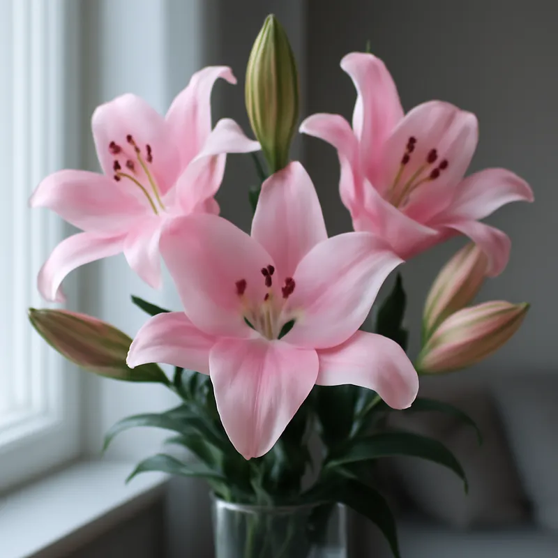 Lelie – roze – afbeelding 3