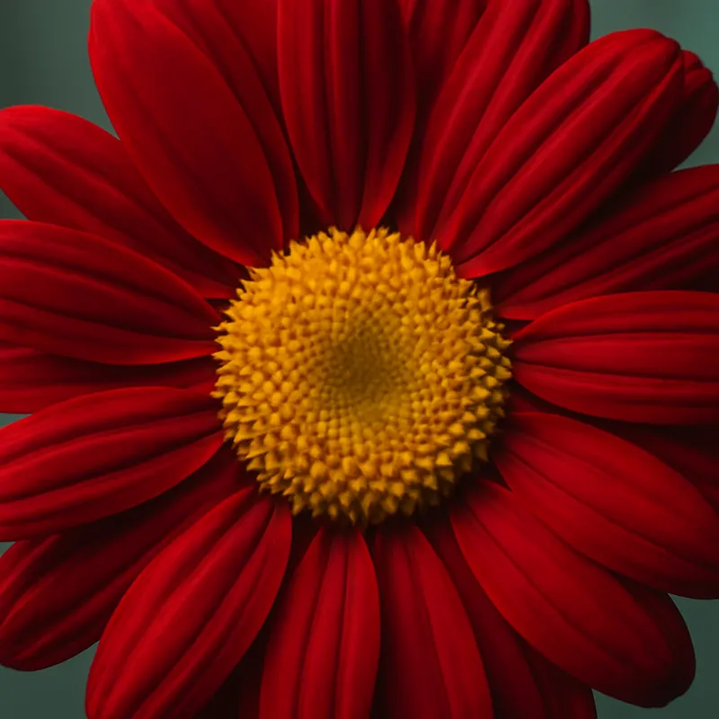 Madeliefje – rood – afbeelding 2