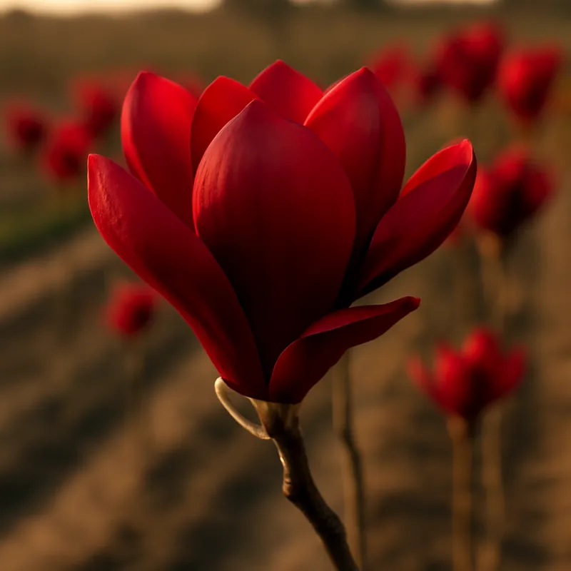 Magnolia – rood – afbeelding 4
