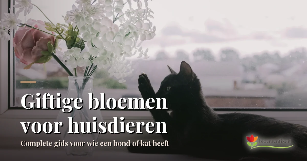Giftige bloemen voor huisdieren