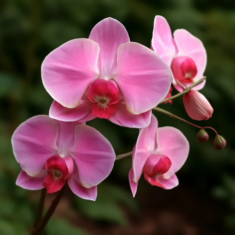 Orchidee (brudorkidé) – roze – afbeelding 4