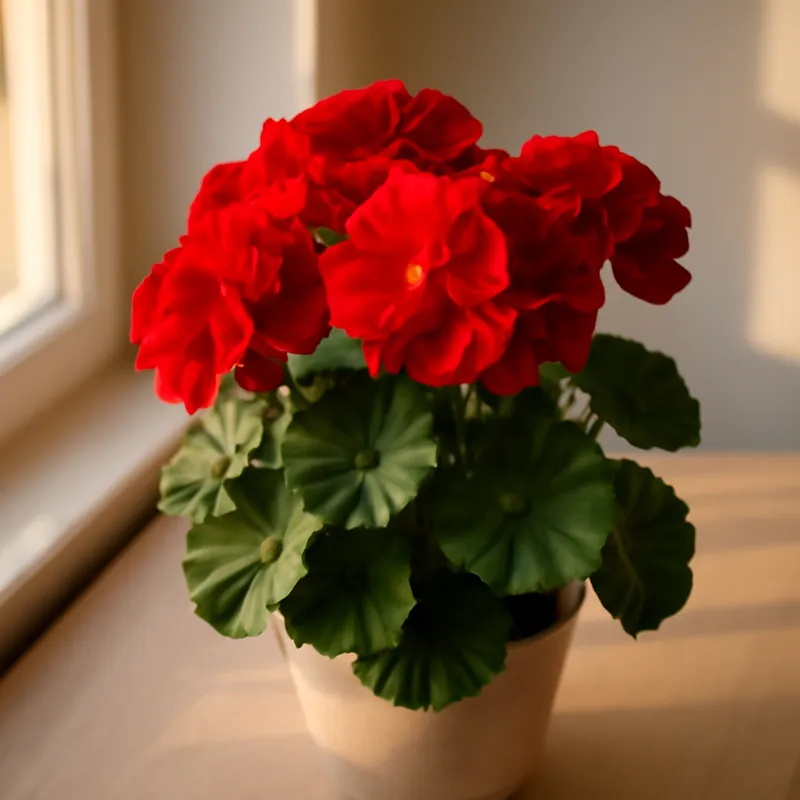 Pelargonium – rood – afbeelding 3