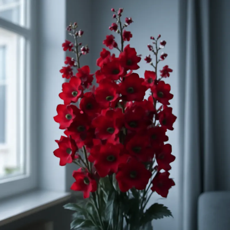 Ridderspoor – rood – afbeelding 3