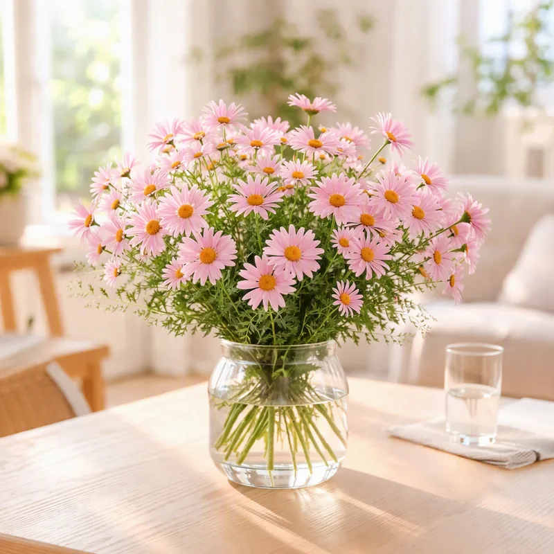 Struikmargriet - roze - afbeelding 2