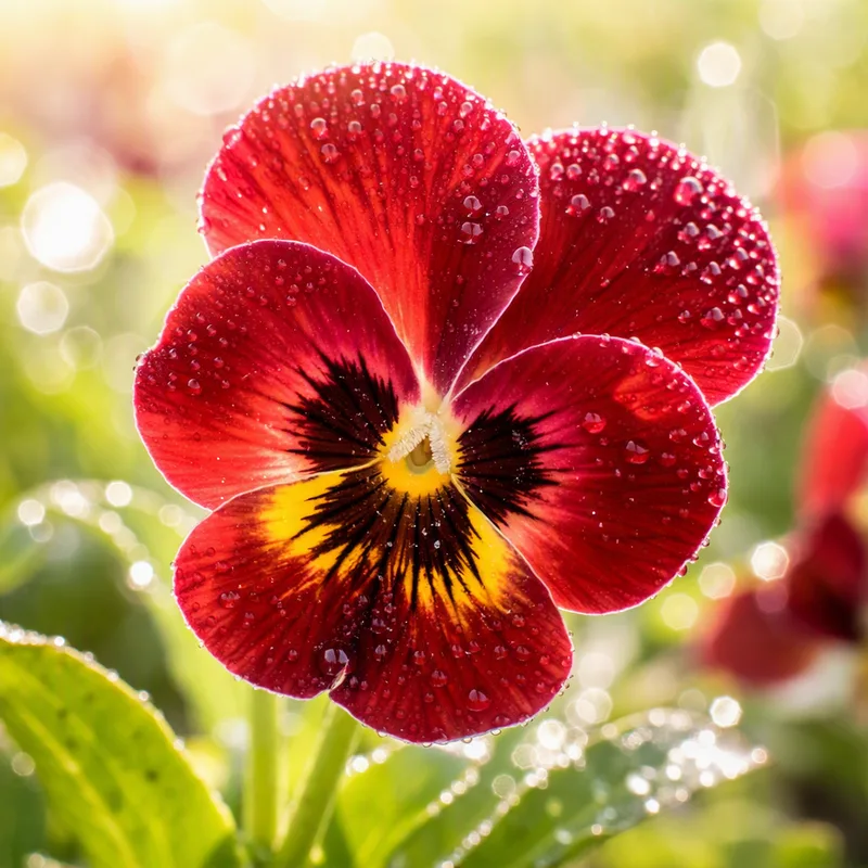 Tuinviooltje - rood