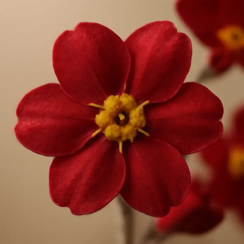 Vergeet-mij-nietje – rood – afbeelding 2