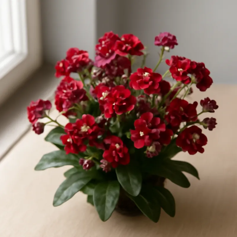 Vergeet-mij-nietje – rood – afbeelding 3