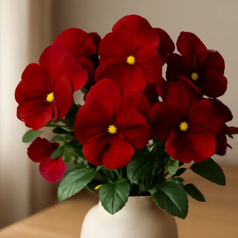 Viooltje – rood – afbeelding 3