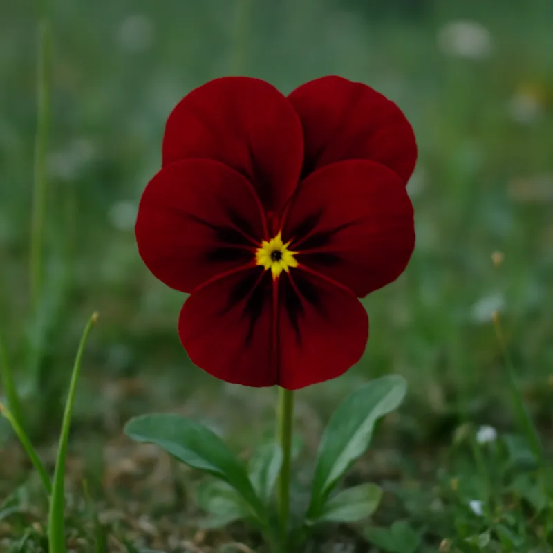 Viooltje – rood – afbeelding 4