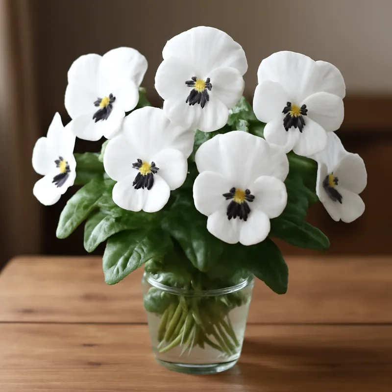 Viooltje – wit – afbeelding 3