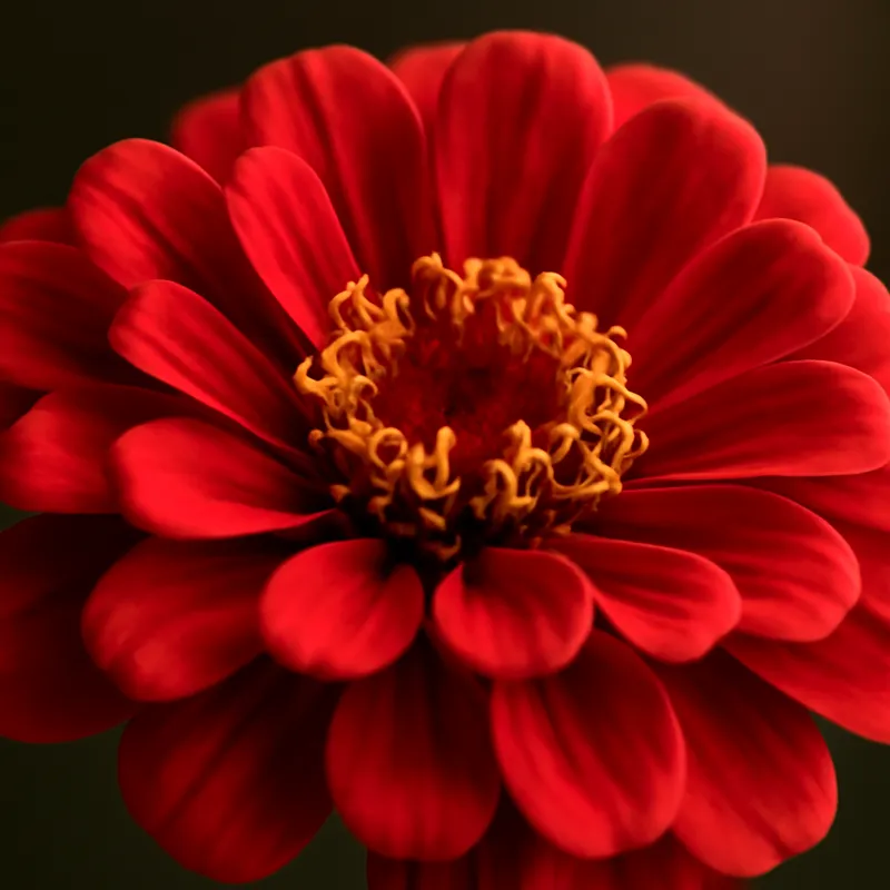 Zinnia – rood – afbeelding 2