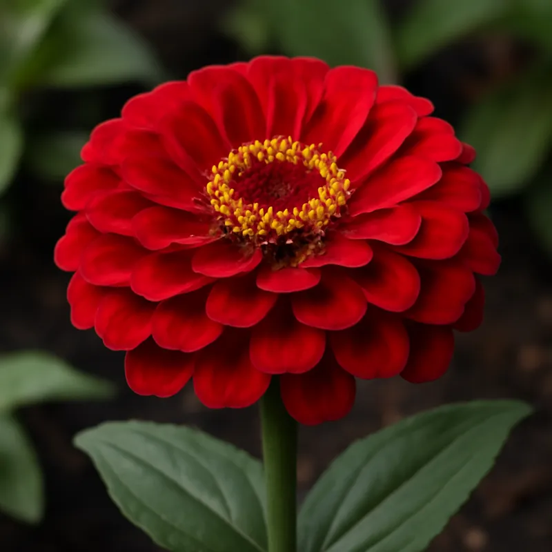 Zinnia – rood – afbeelding 4