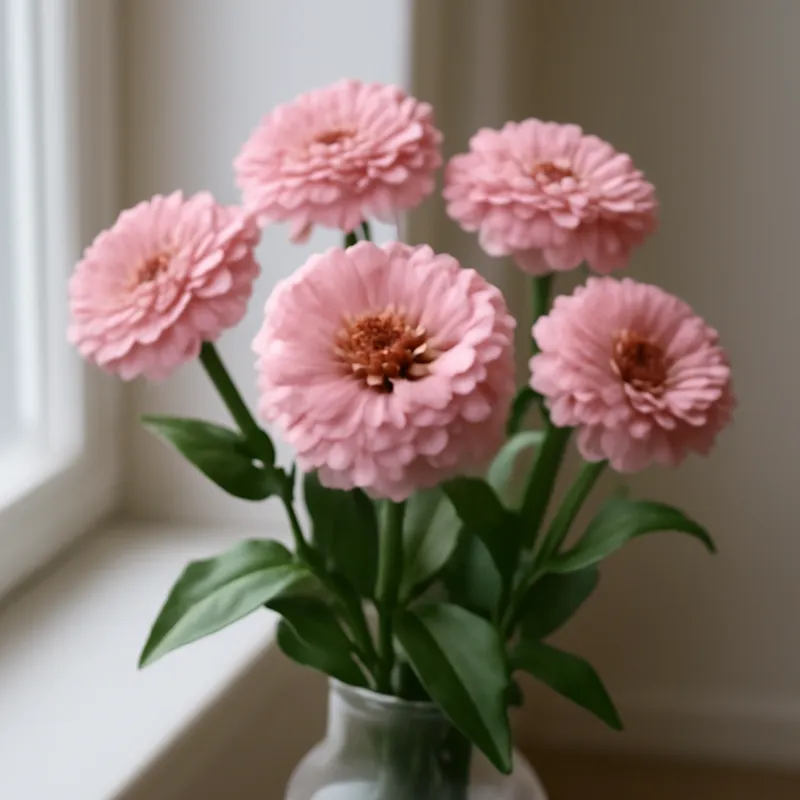 Zinnia – roze – afbeelding 3