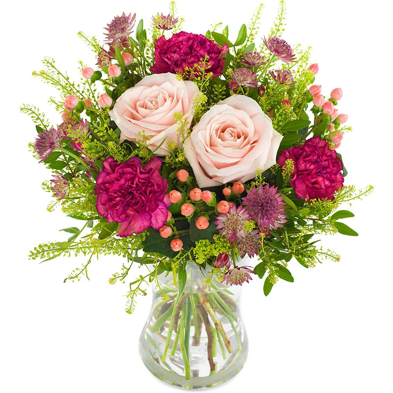 Bruidsboeket – witte en crèmekleurige bloemen