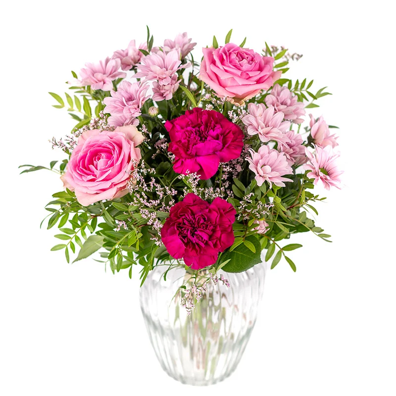 Romantisch bloemboeket voor liefde en romantiek